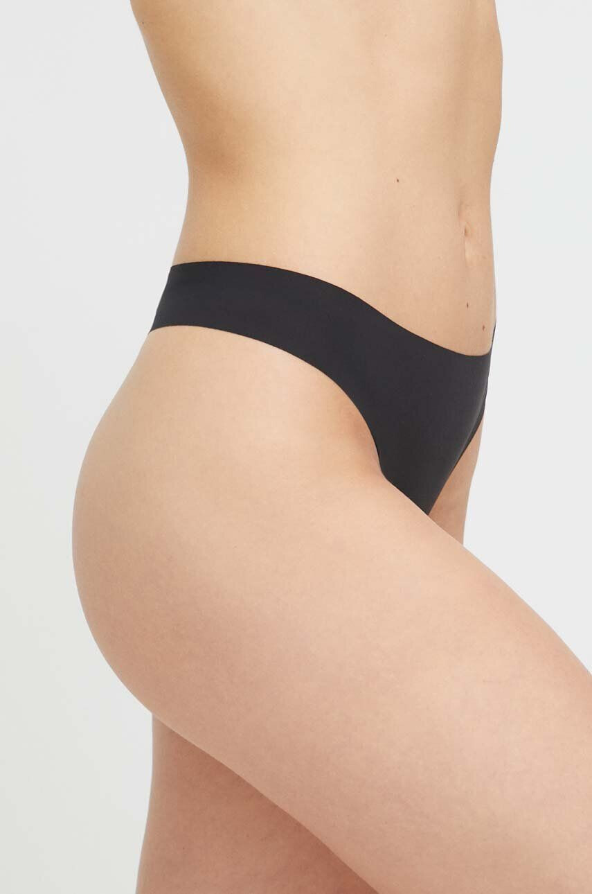 DKNY Tanga 3-pack černá barva - Pepit.cz