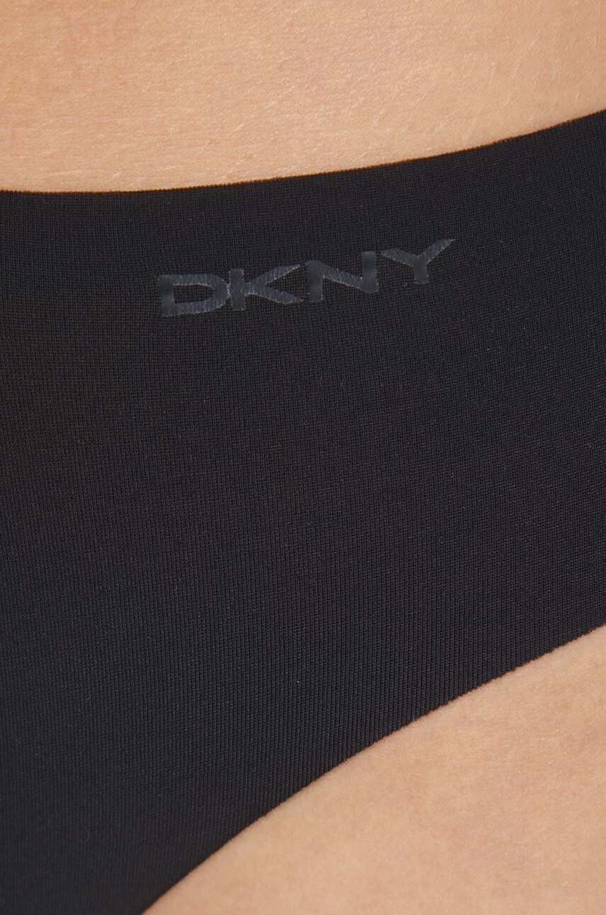 DKNY Tanga 3-pack černá barva - Pepit.cz