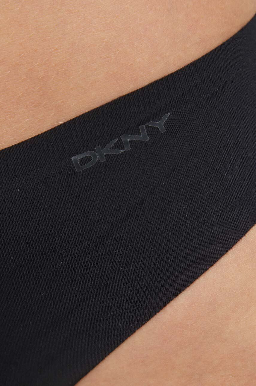 DKNY Tanga 3-pack černá barva - Pepit.cz