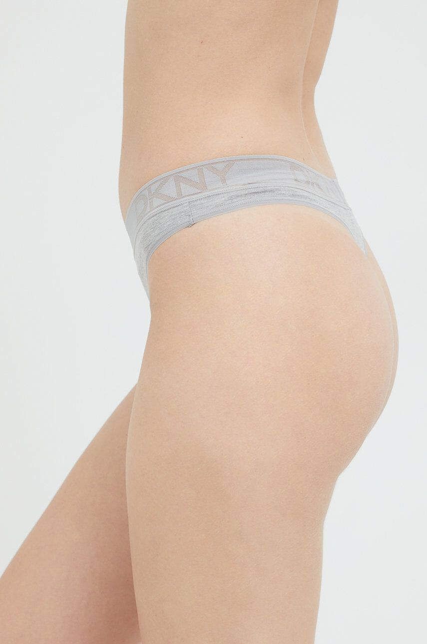 DKNY Tanga šedá barva - Pepit.cz