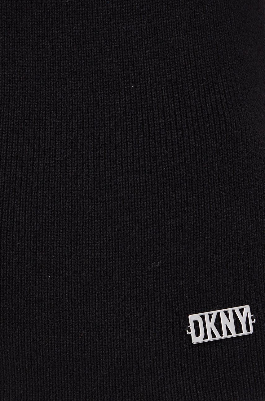 DKNY Top dámský černá barva s pologolfem - Pepit.cz