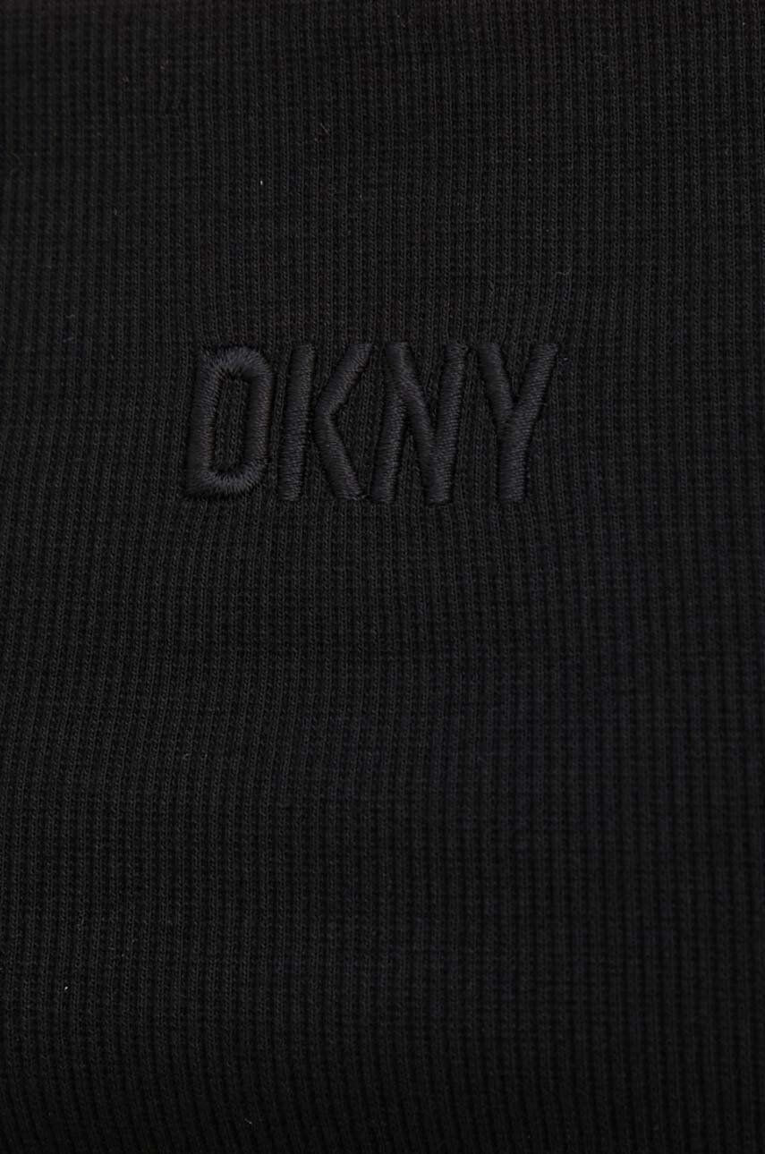 DKNY Top dámský černá barva odkrytá záda - Pepit.cz