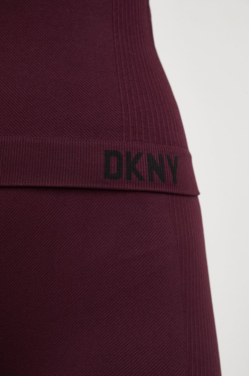 DKNY Top dámský béžová barva s pologolfem - Pepit.cz