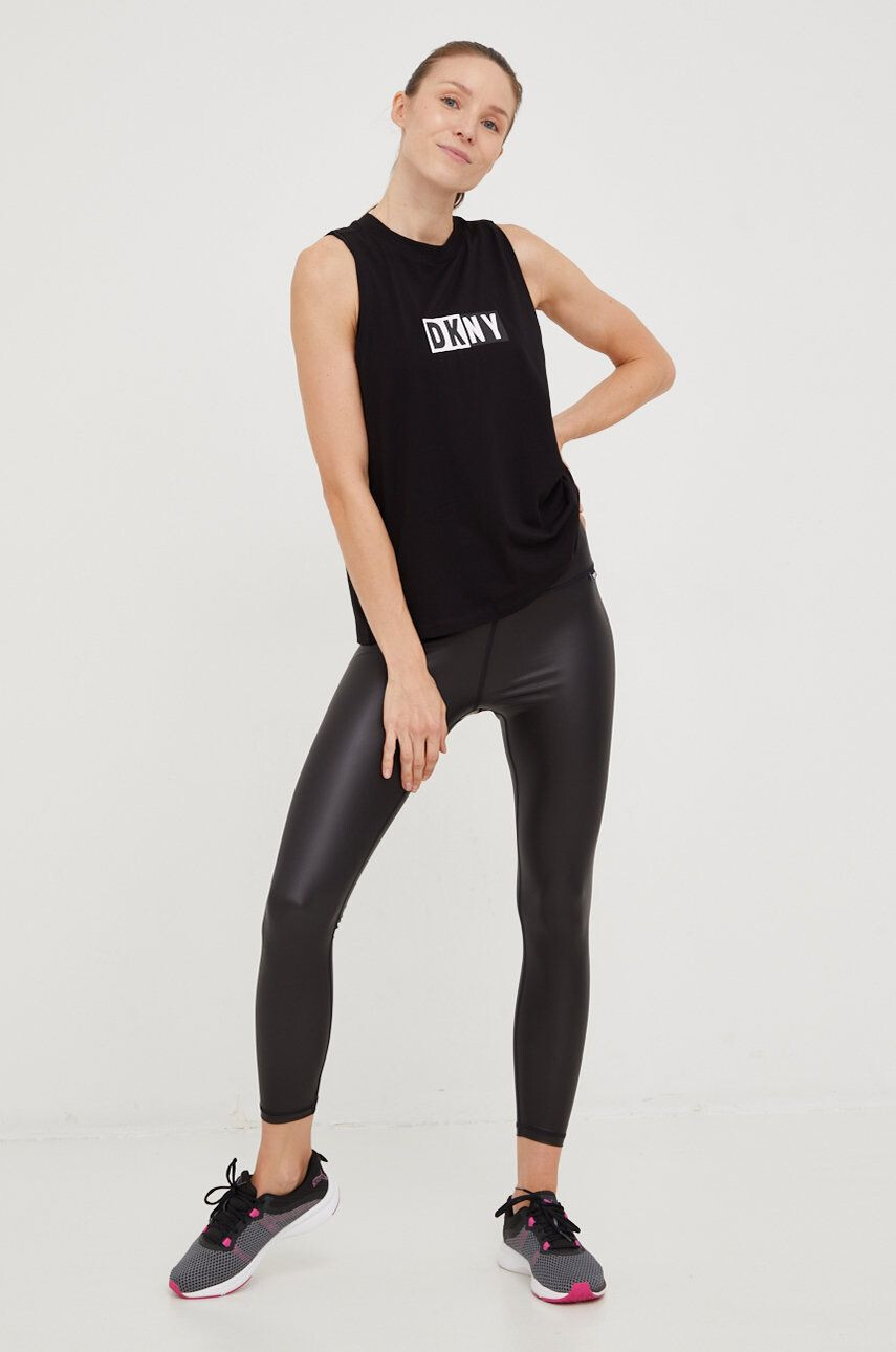 DKNY Top dámský růžová barva s pologolfem - Pepit.cz