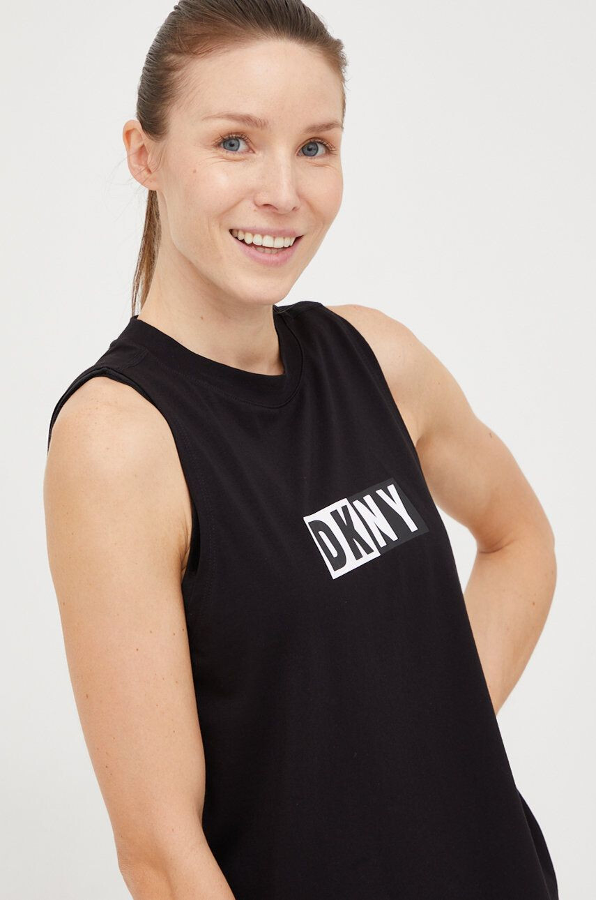 DKNY Top dámský růžová barva s pologolfem - Pepit.cz