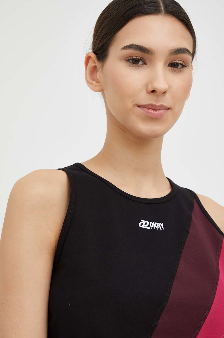 DKNY Top dámský černá barva - Pepit.cz