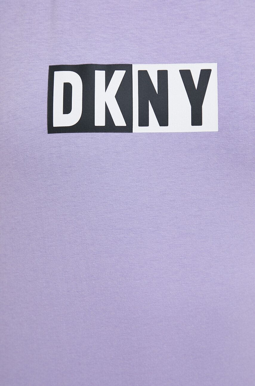 DKNY Top dámský fialová barva - Pepit.cz