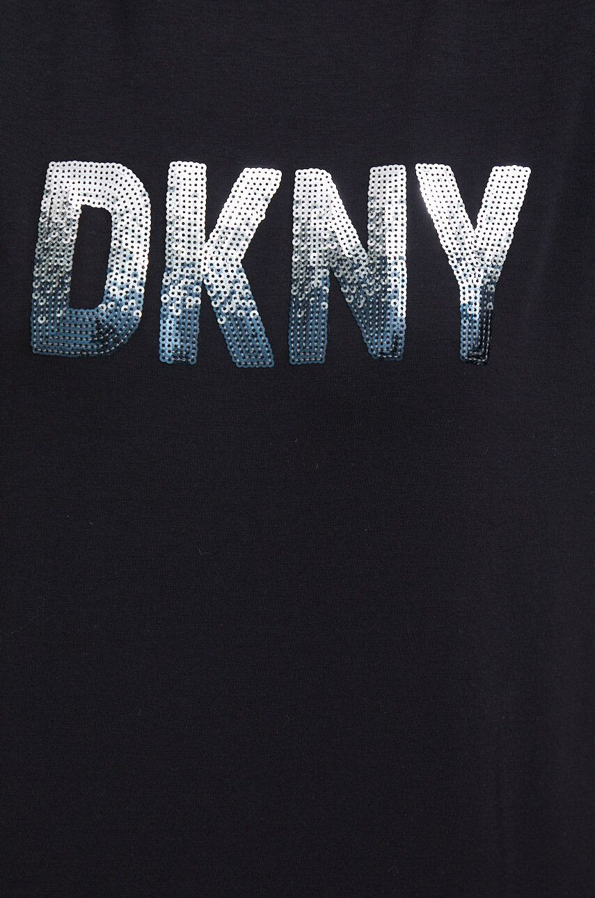 DKNY Tričko růžová barva - Pepit.cz