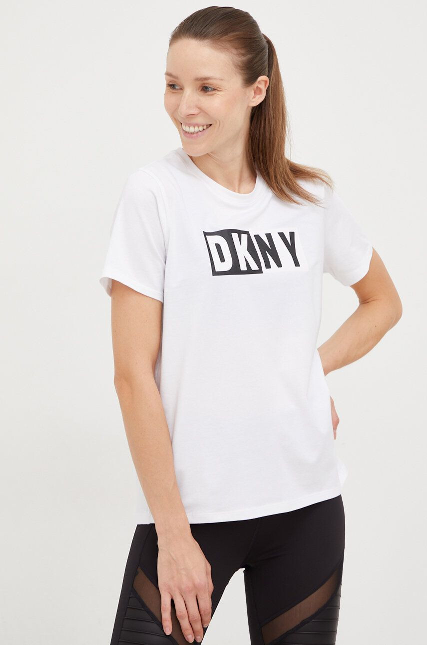 DKNY Tričko bílá barva - Pepit.cz