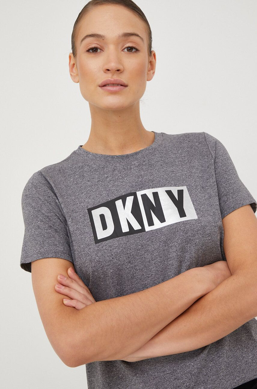 DKNY Tričko černá barva - Pepit.cz