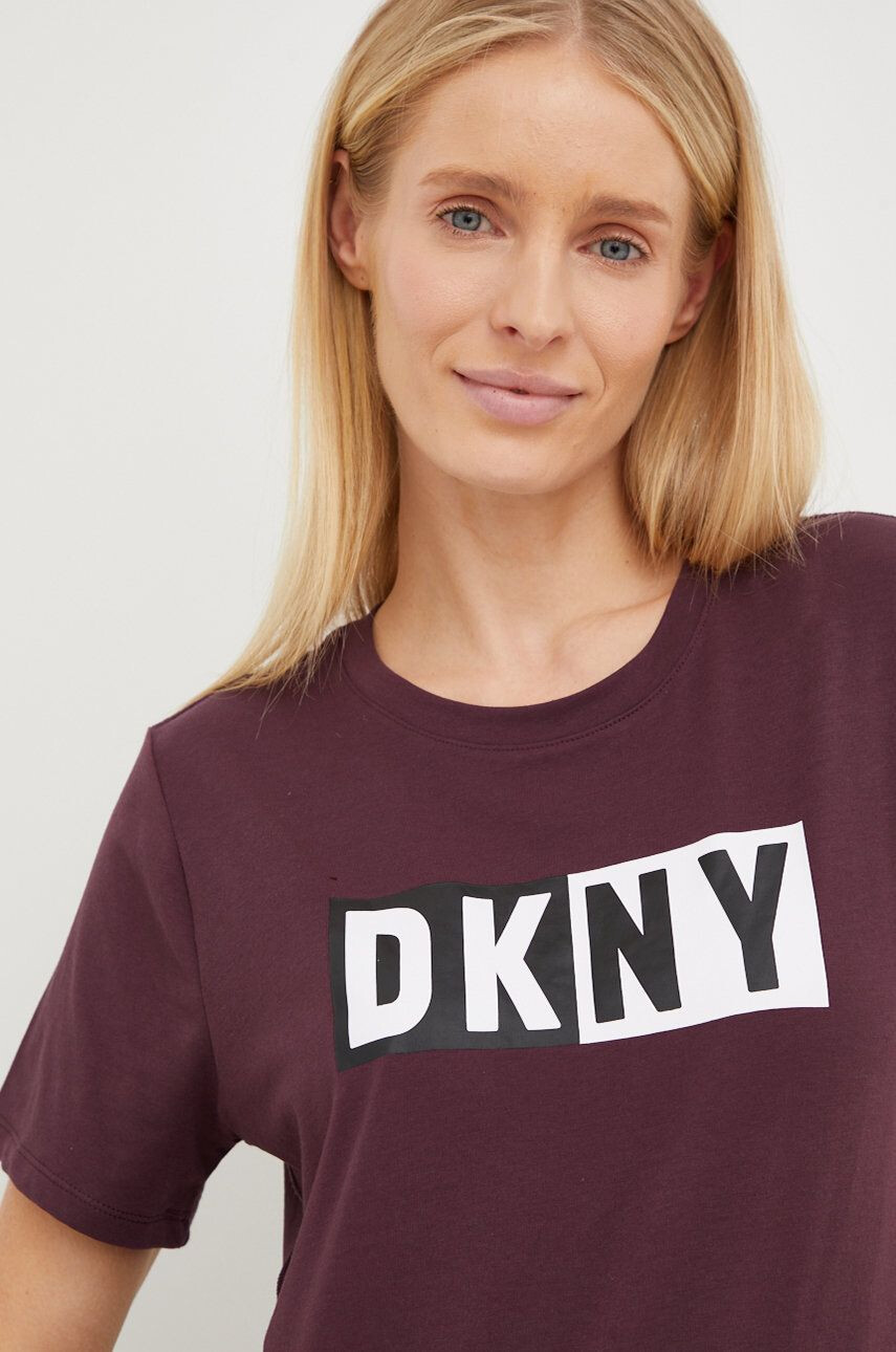 DKNY Tričko růžová barva - Pepit.cz