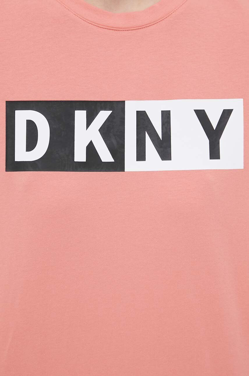 DKNY Tričko dámské růžová barva - Pepit.cz