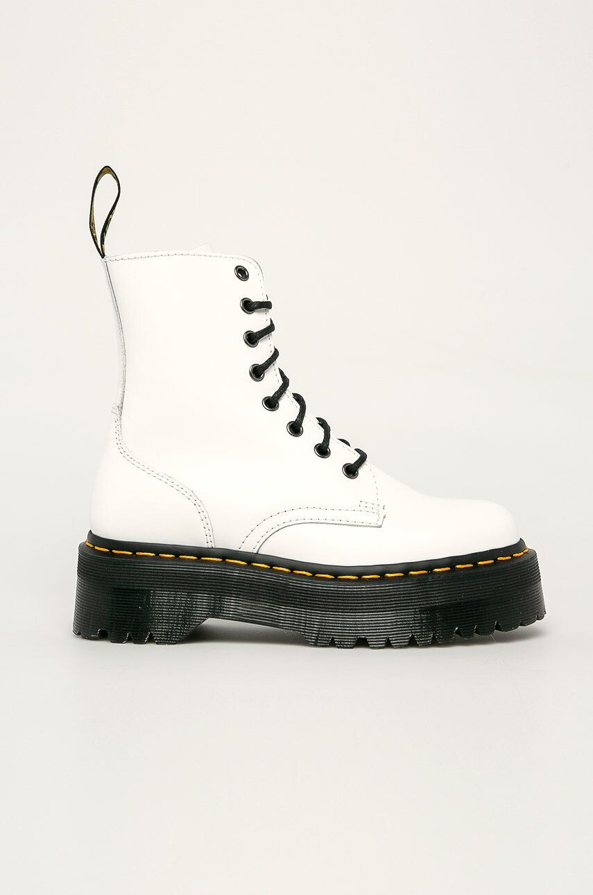 Dr. Martens Dr Martens - Kožené farmářky 15265100-White - Pepit.cz