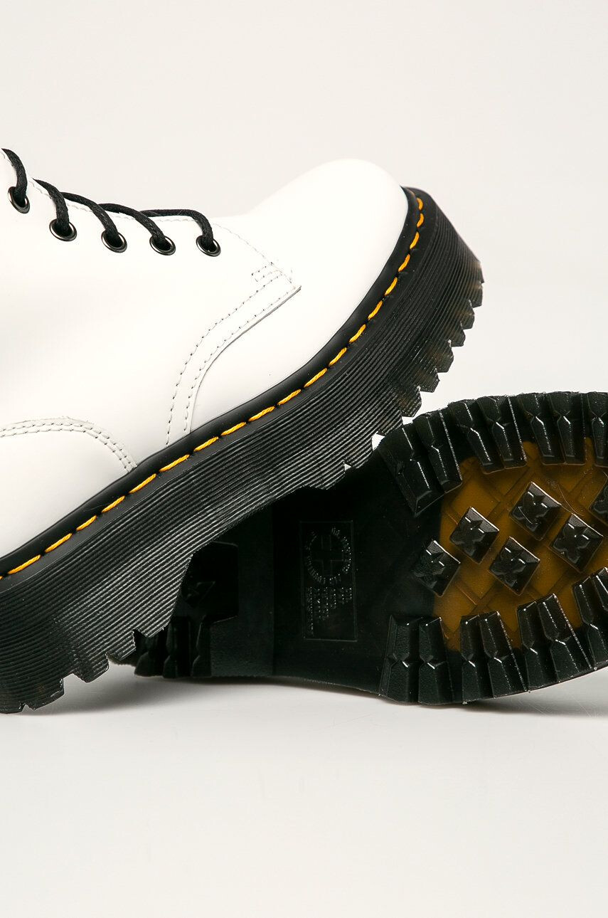 Dr. Martens Dr Martens - Kožené farmářky 15265100-White - Pepit.cz