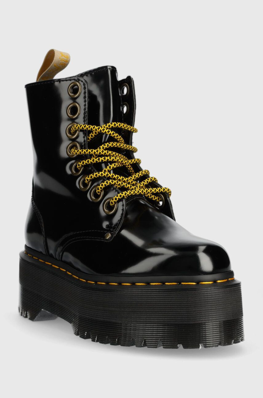 Dr. Martens Farmářky Vegan Jadon Max dámské černá barva na platformě DM27292001 - Pepit.cz