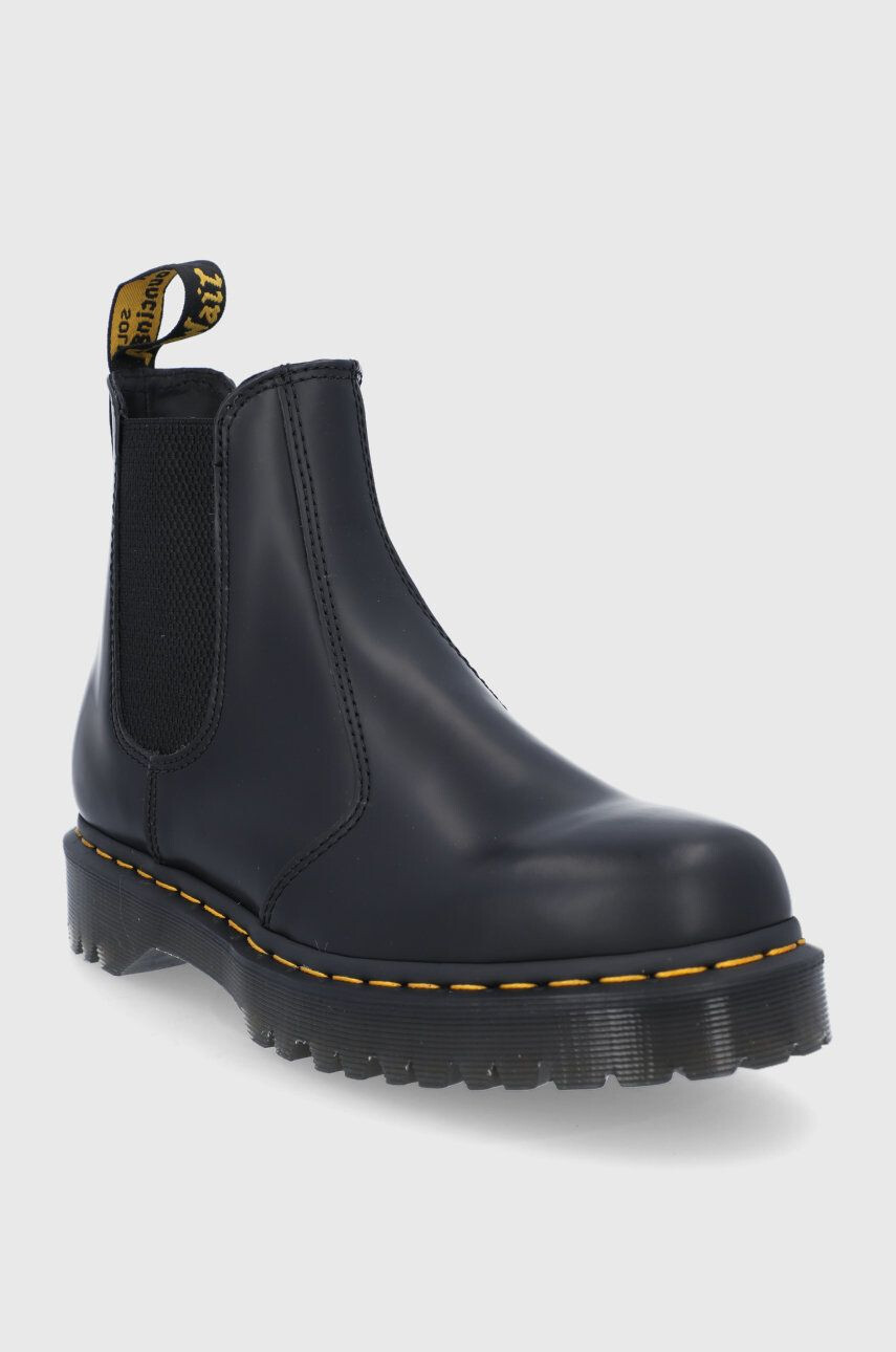 Dr. Martens Kožené kotníkové boty 2976 Bex dámské černá barva na platformě 26205001 - Pepit.cz