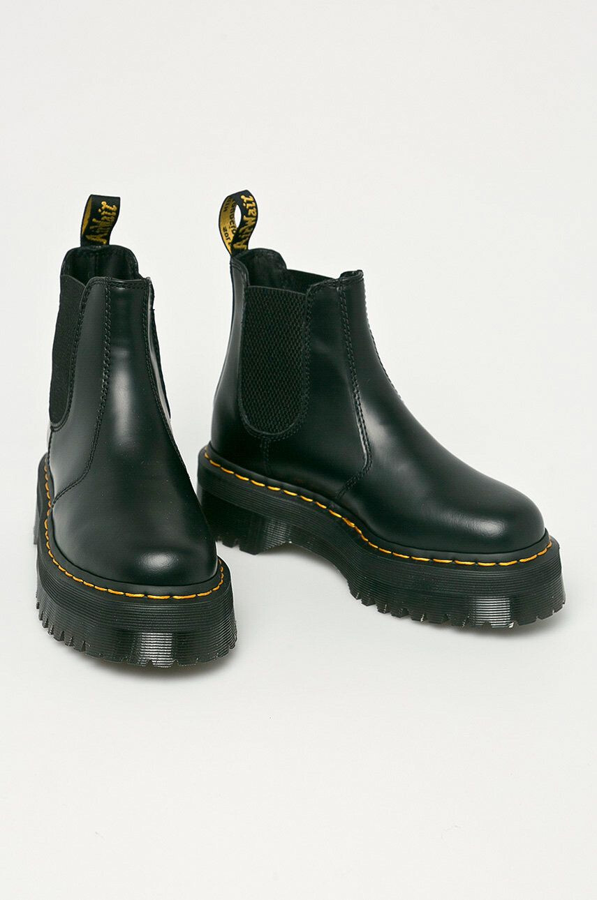 Dr. Martens Kožené kotníkové boty 2976 Quad DM24687001.Quad-BLACK - Pepit.cz