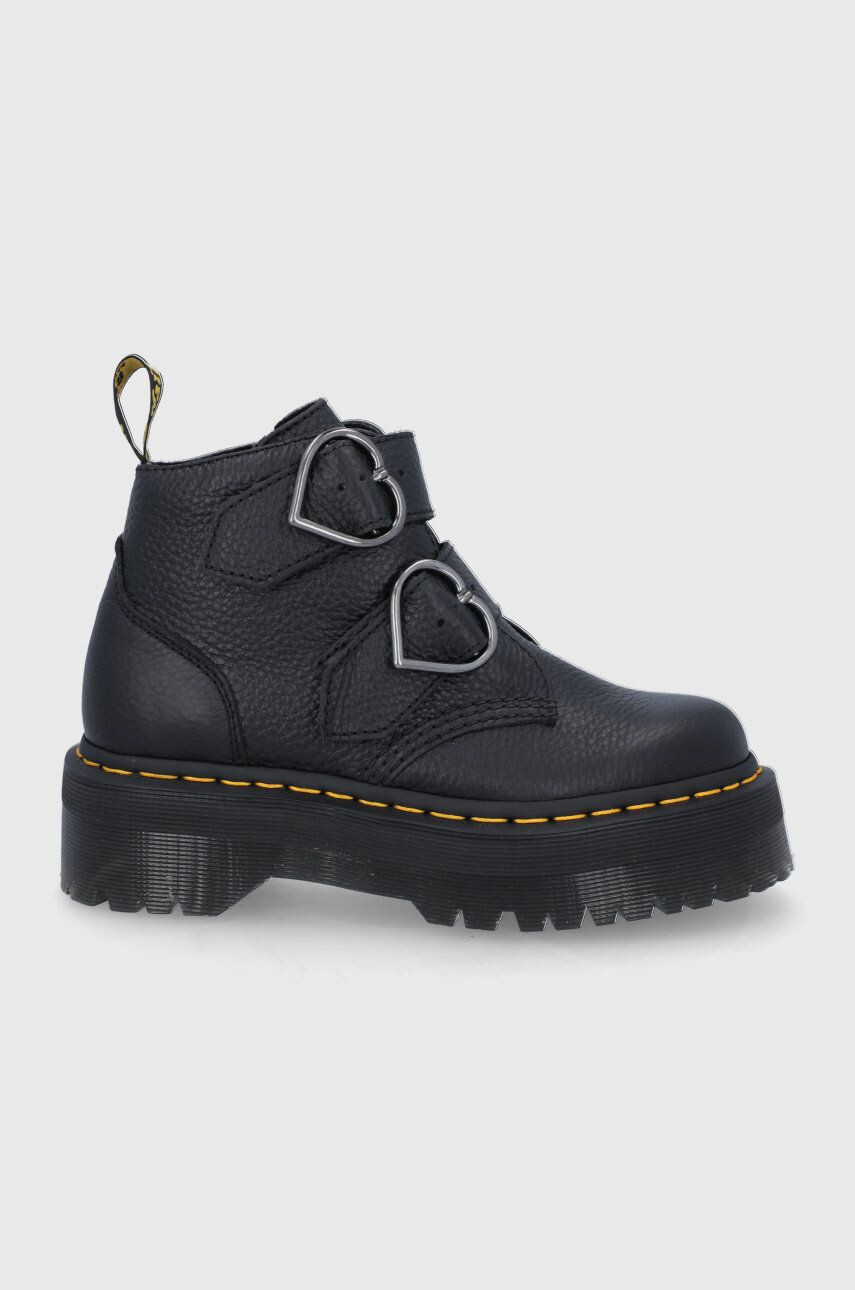 Dr. Martens Kožené kotníkové boty Devon Heart - Pepit.cz