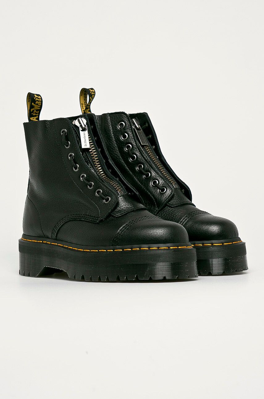 Dr. Martens Kožené kotníkové boty Sinclair 22564001-BLACK - Pepit.cz