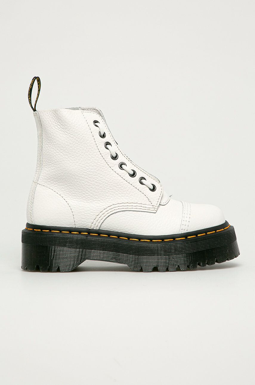 Dr. Martens Kožené kotníkové boty Sinclair 26261100-WHITE - Pepit.cz