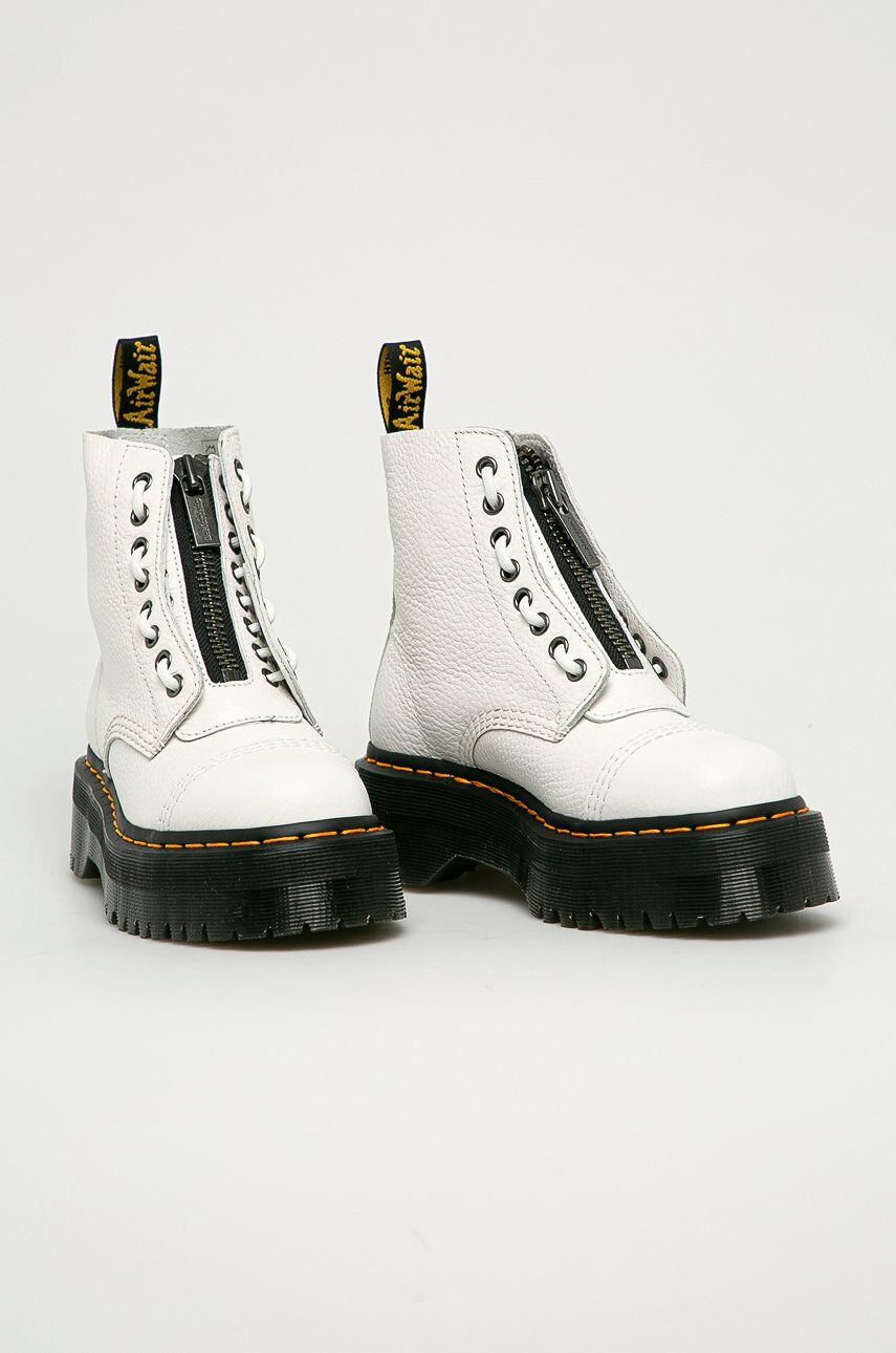 Dr. Martens Kožené kotníkové boty Sinclair 26261100-WHITE - Pepit.cz