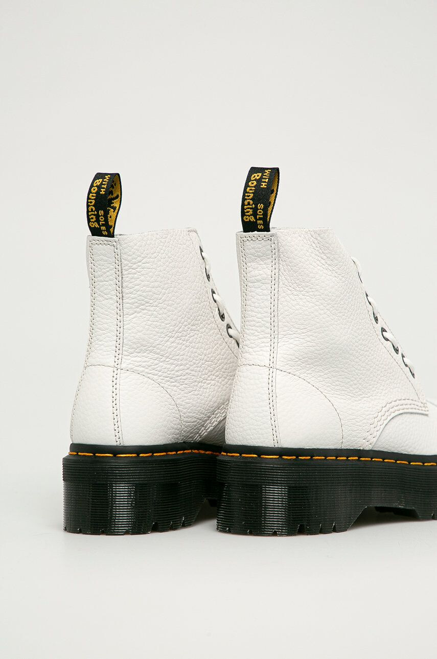 Dr. Martens Kožené kotníkové boty Sinclair 26261100-WHITE - Pepit.cz