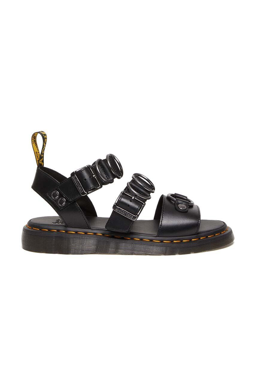 Dr. Martens Kožené sandály Gryphon Alt dámské černá barva DM30747001 DM30747001-Black - Pepit.cz