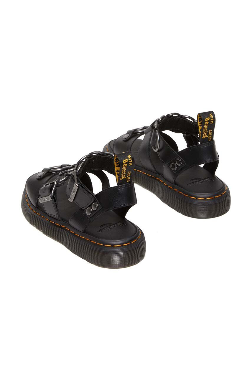 Dr. Martens Kožené sandály Gryphon Alt dámské černá barva DM30747001 DM30747001-Black - Pepit.cz