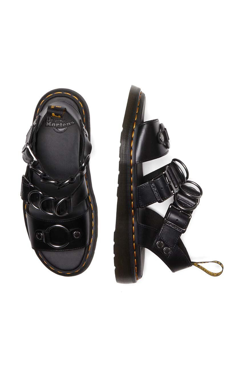 Dr. Martens Kožené sandály Gryphon Alt dámské černá barva DM30747001 DM30747001-Black - Pepit.cz