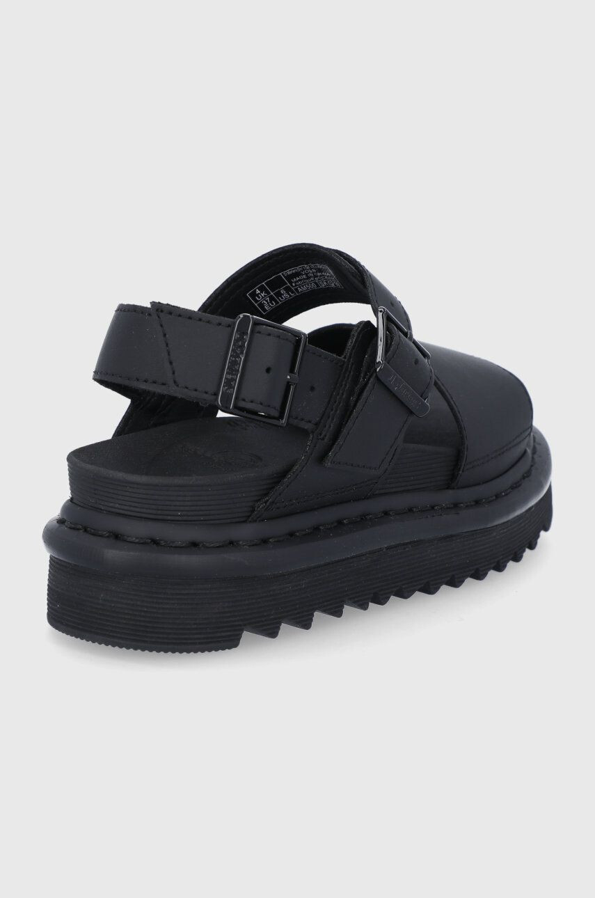 Dr. Martens Kožené sandály Voss dámské černá barva na platformě DM23802001.Voss-Black - Pepit.cz