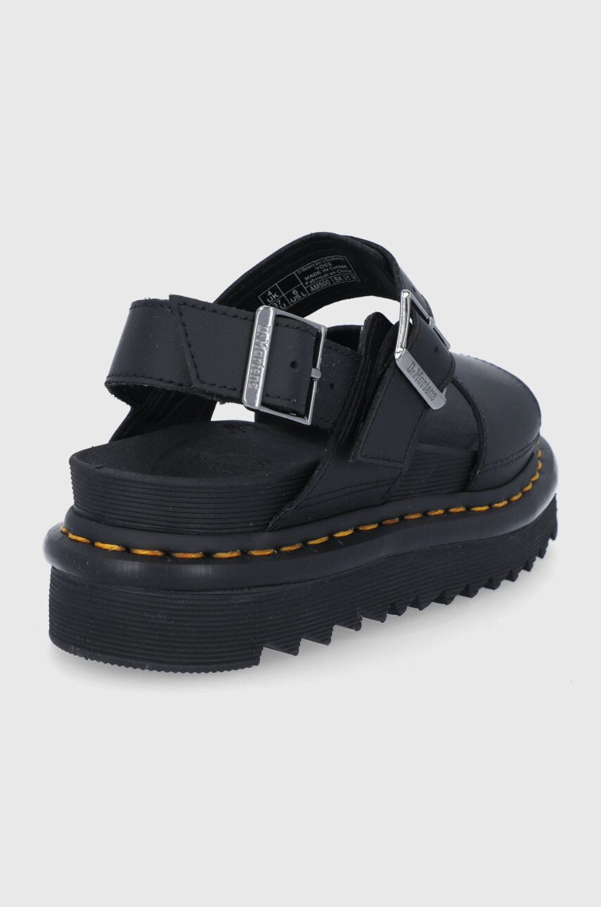 Dr. Martens Kožené sandály Voss dámské černá barva na platformě DM24233001.Voss-Black - Pepit.cz