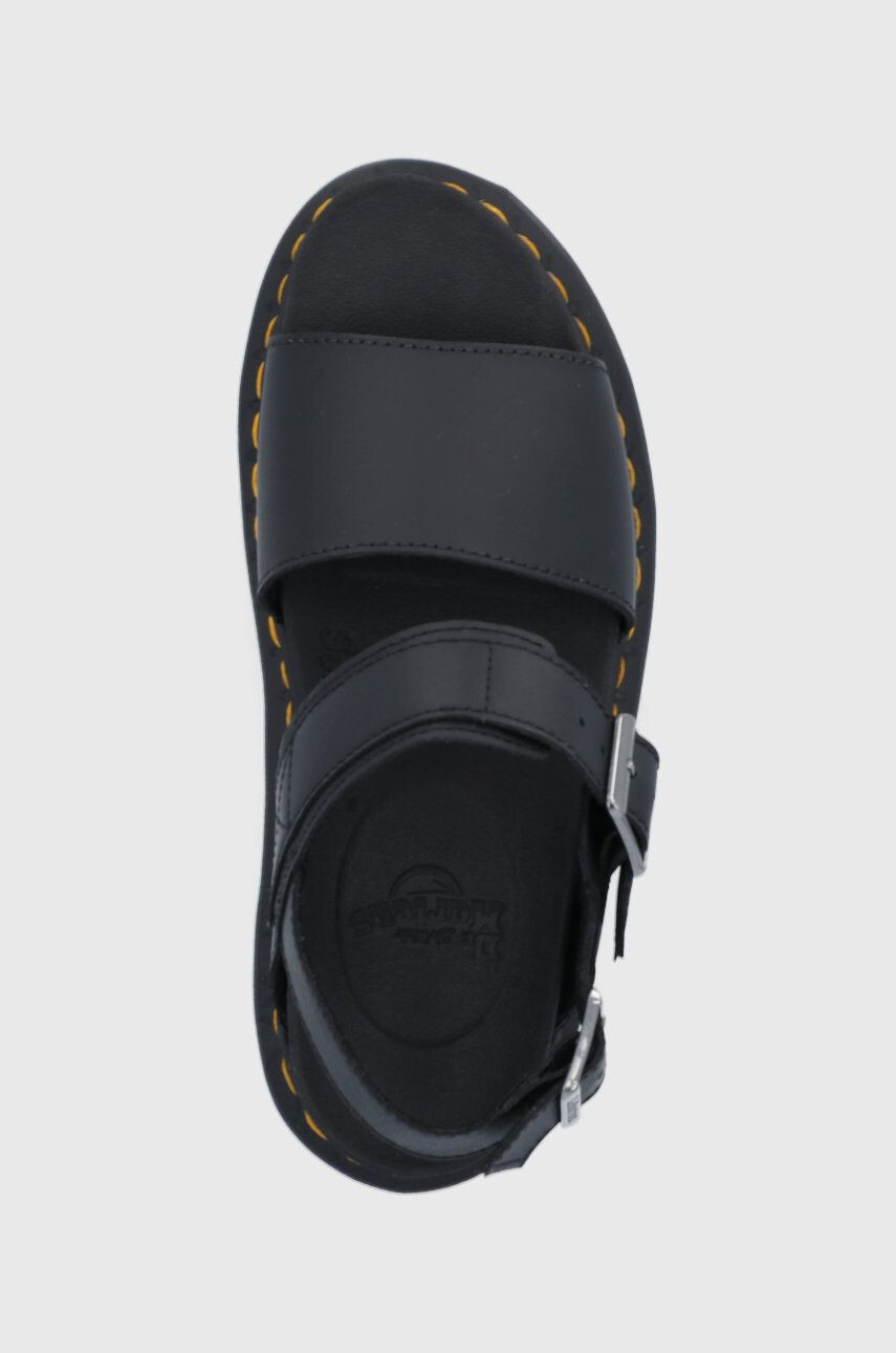 Dr. Martens Kožené sandály Voss dámské černá barva na platformě DM24233001.Voss-Black - Pepit.cz