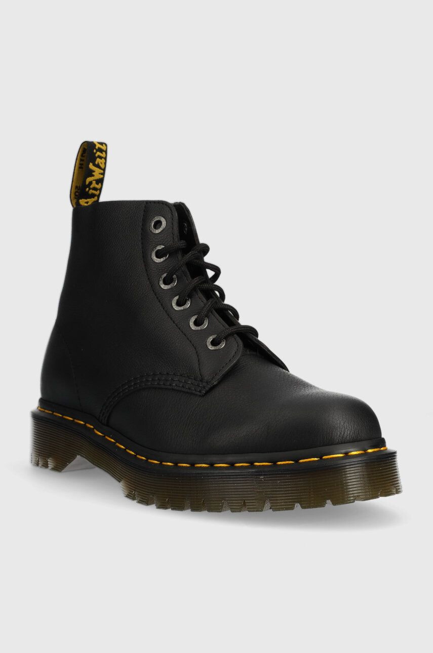 Dr. Martens Kožené workery 101 Ub Bex dámské černá barva na platformě - Pepit.cz