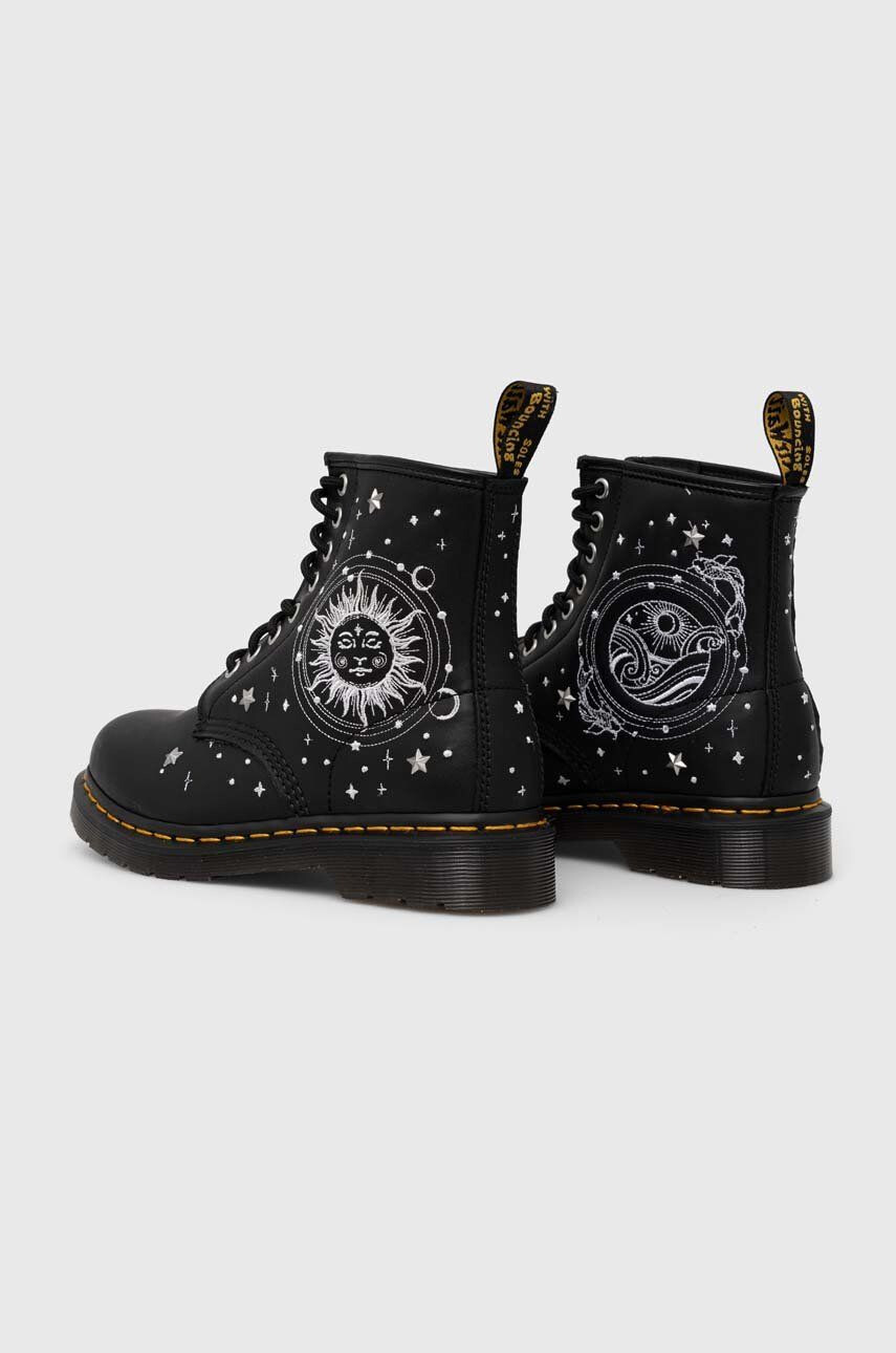 Dr. Martens Kožené workery 1460 Cosmic dámské černá barva na plochém podpatku - Pepit.cz