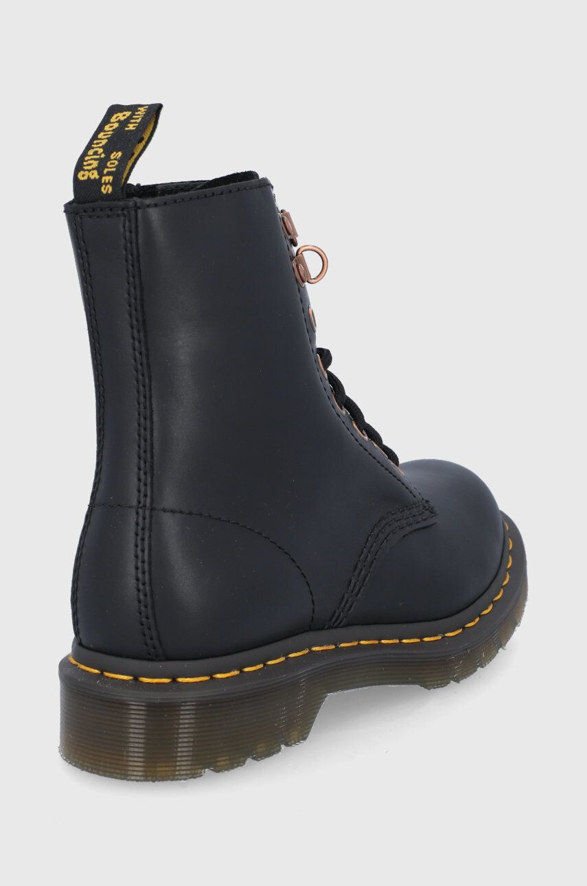 Dr. Martens Kožené workery dámské černá barva na plochém podpatku 26874001-Black.Wana - Pepit.cz