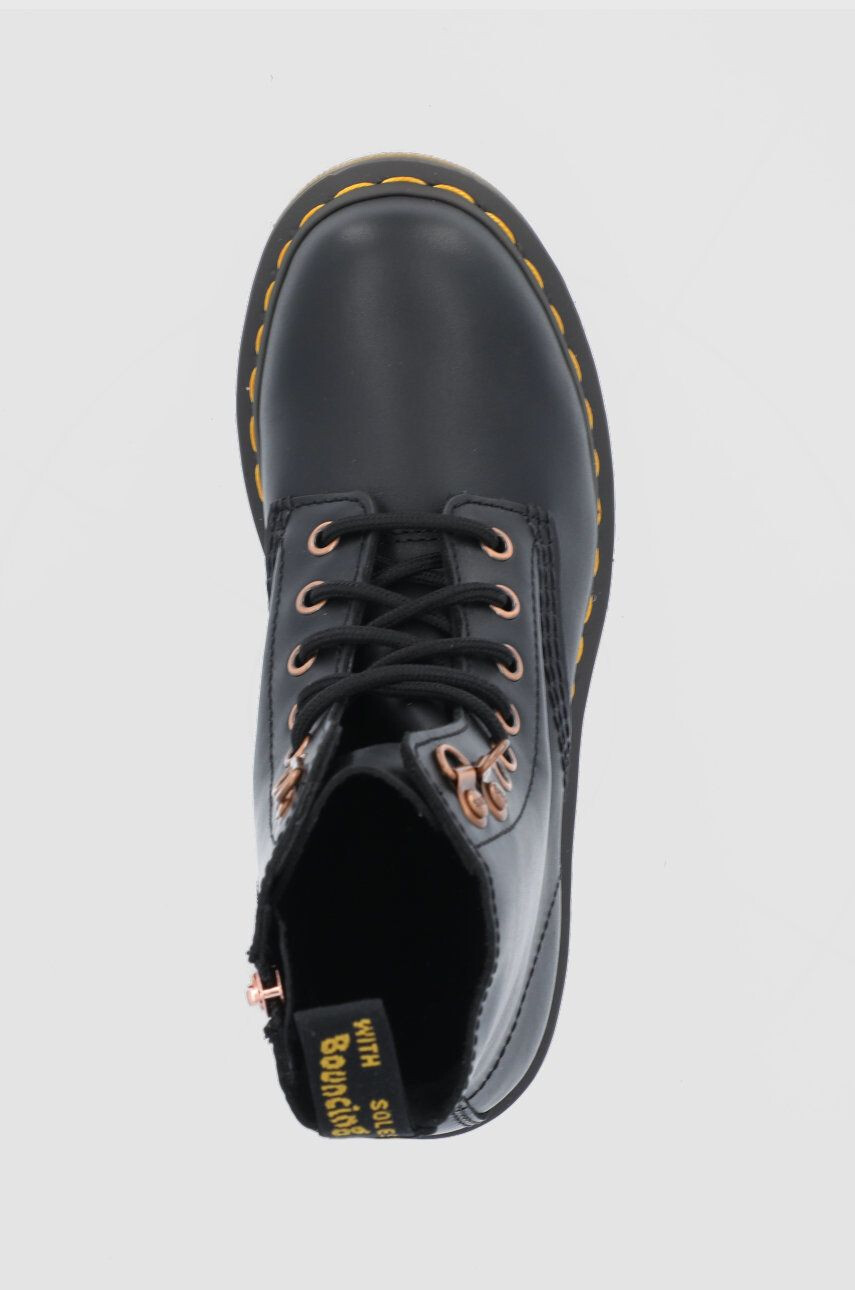 Dr. Martens Kožené workery dámské černá barva na plochém podpatku 26874001-Black.Wana - Pepit.cz