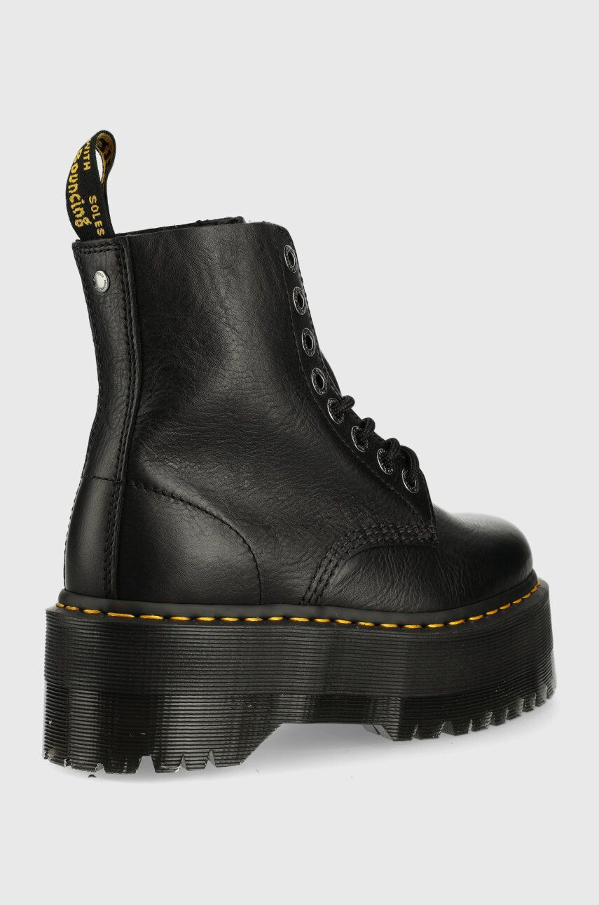 Dr. Martens Kožené workery 1460 Pascal Max dámské černá barva na platformě DM26925001 - Pepit.cz