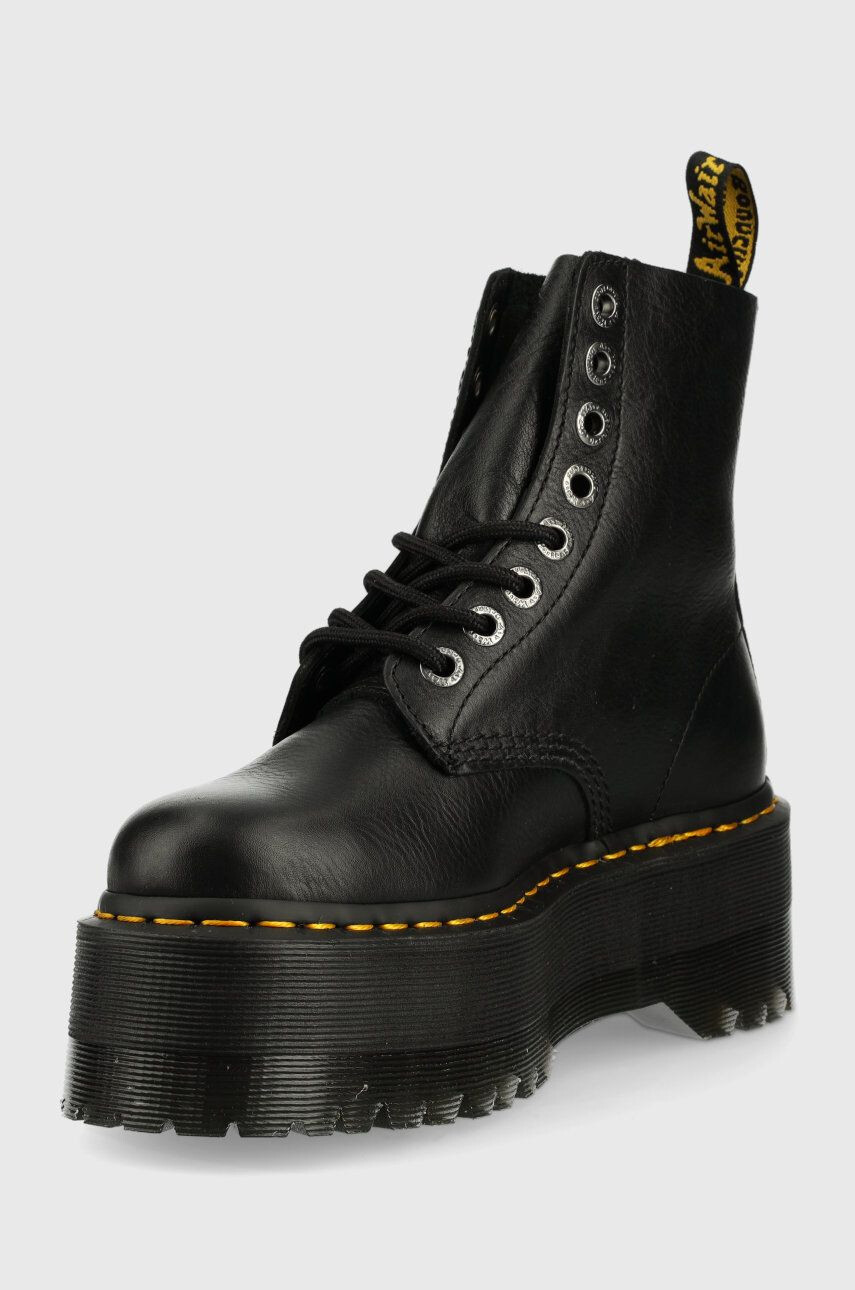 Dr. Martens Kožené workery 1460 Pascal Max dámské černá barva na platformě DM26925001 - Pepit.cz