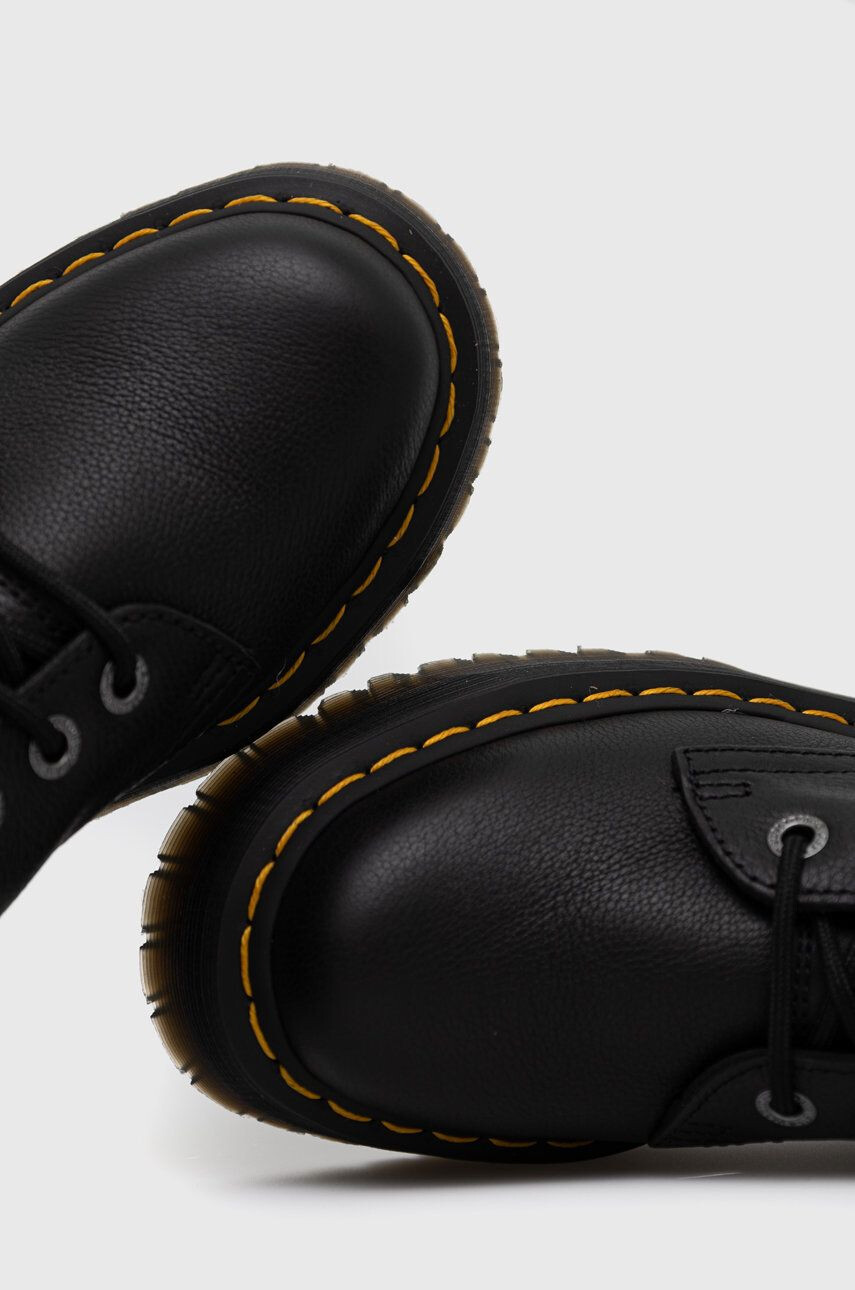 Dr. Martens Kožené workery Jadon III dámské černá barva na plochém podpatku - Pepit.cz