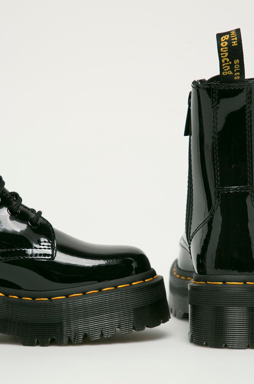 Dr. Martens Kožené workery Jadon dámské černá barva na platformě - Pepit.cz