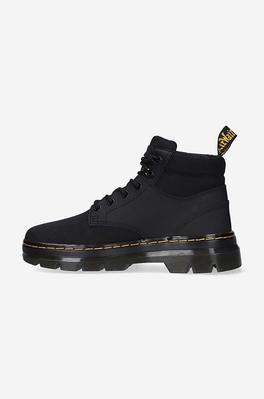 Dr. Martens Nízké kozačky Rakim 27109001 dámské černá barva na plochém podpatku 27109001-black - Pepit.cz