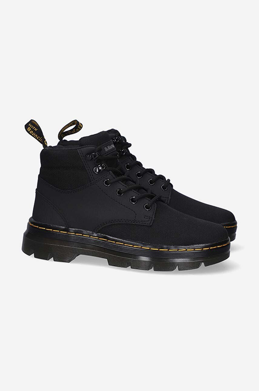 Dr. Martens Nízké kozačky Rakim 27109001 dámské černá barva na plochém podpatku 27109001-black - Pepit.cz