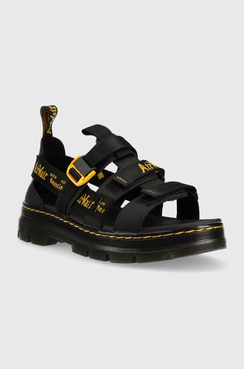 Dr. Martens Sandály Pearson II pánské černá barva DM30822001 DM30822001-Black - Pepit.cz