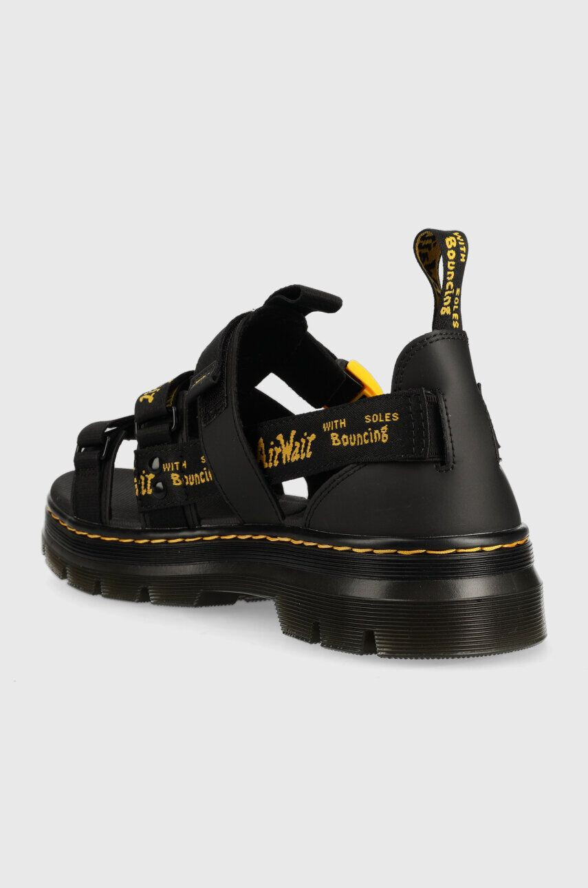 Dr. Martens Sandály Pearson II pánské černá barva DM30822001 DM30822001-Black - Pepit.cz