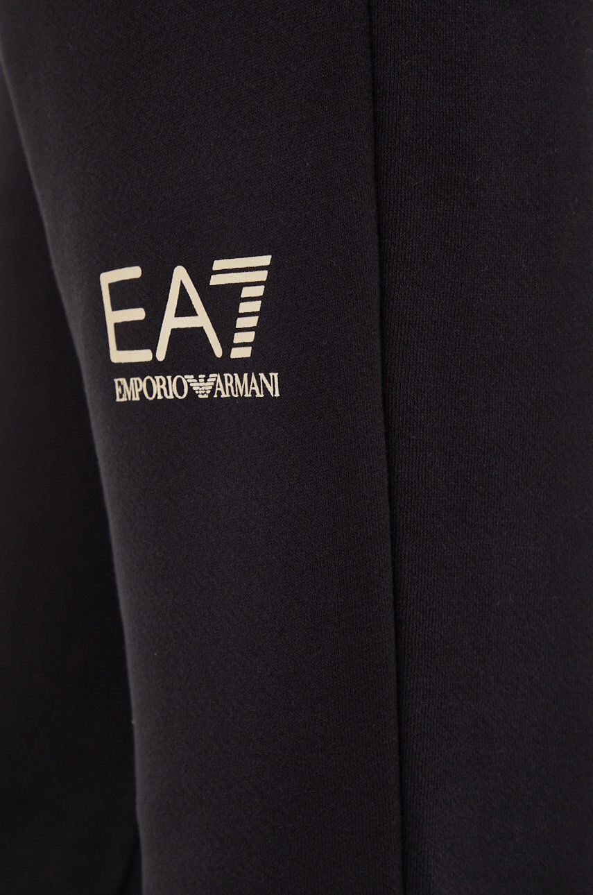 EA7 Emporio Armani Bavlněná tepláková souprava černá barva - Pepit.cz