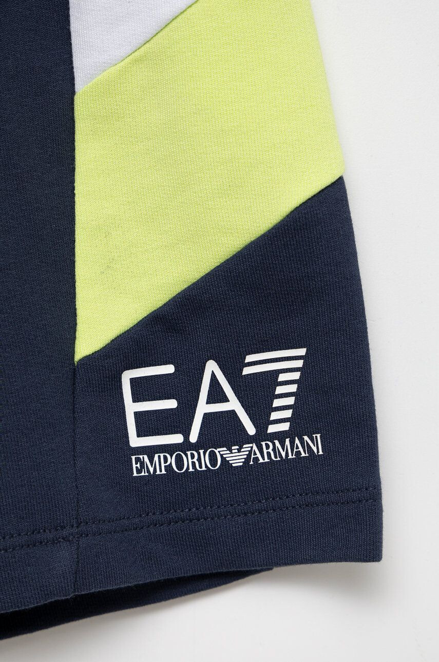 EA7 Emporio Armani Dětské bavlněné šortky - Pepit.cz