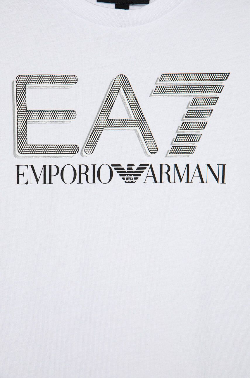 EA7 Emporio Armani Dětské bavlněné tričko - Pepit.cz