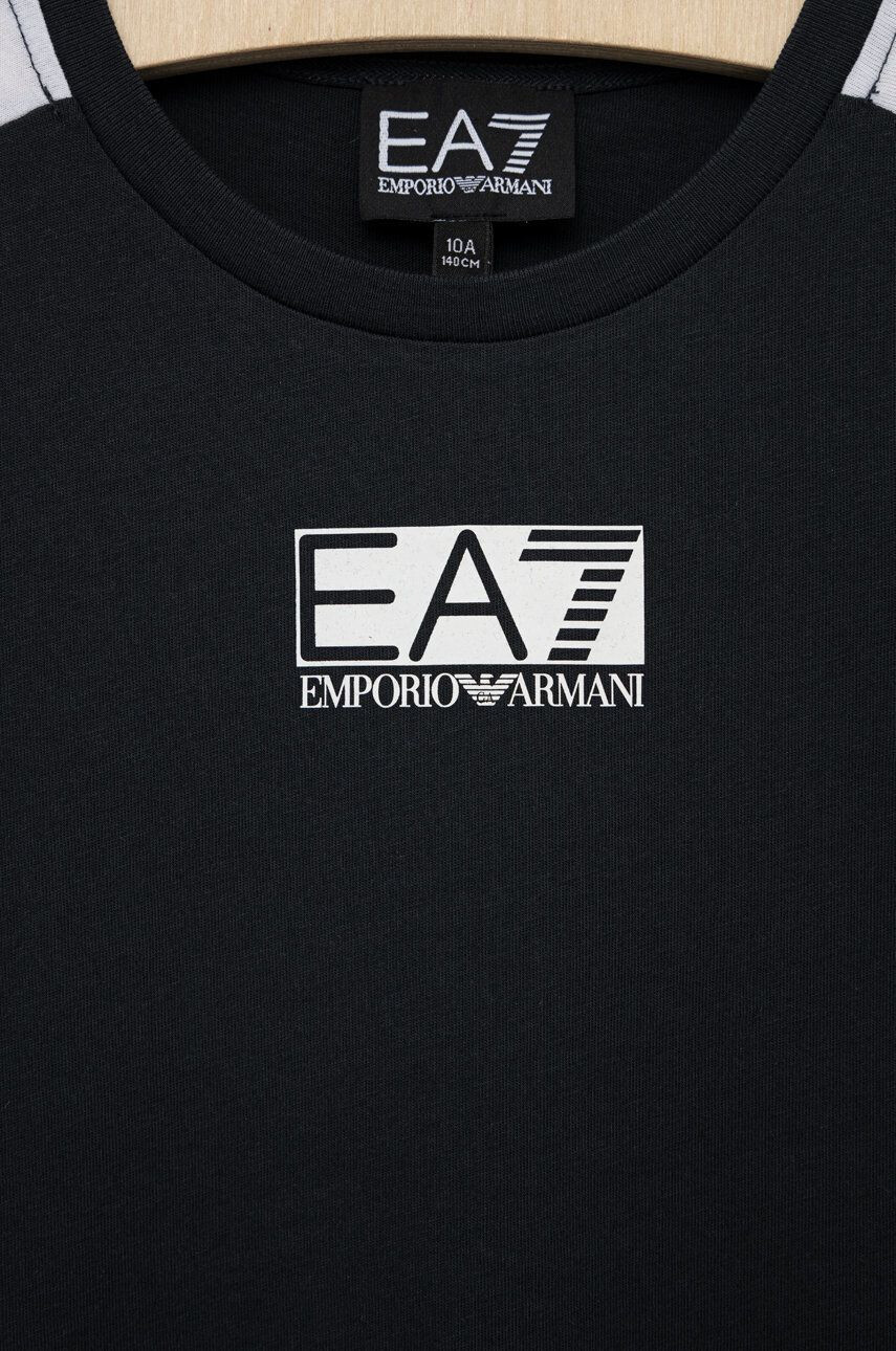 EA7 Emporio Armani Dětské bavlněné tričko - Pepit.cz