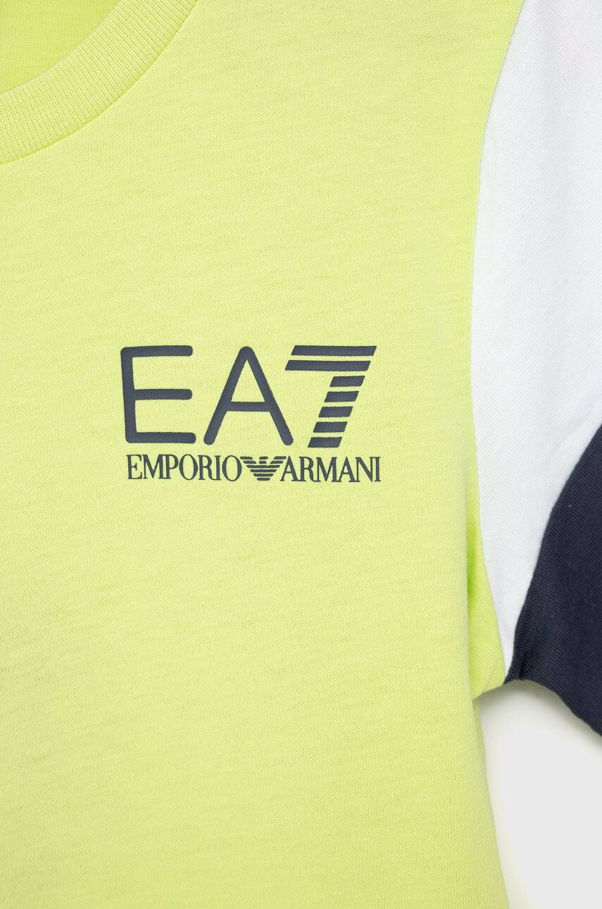 EA7 Emporio Armani Dětské bavlněné tričko - Pepit.cz