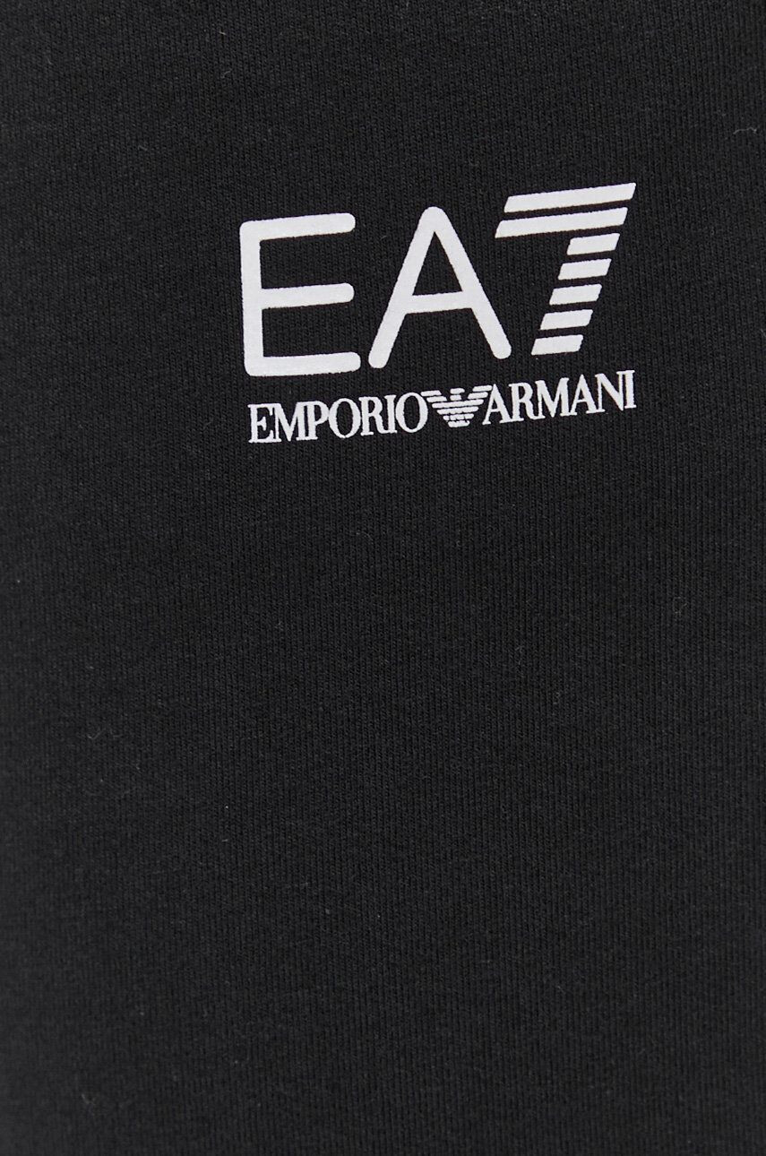 EA7 Emporio Armani Kalhoty dámské černá barva hladké - Pepit.cz